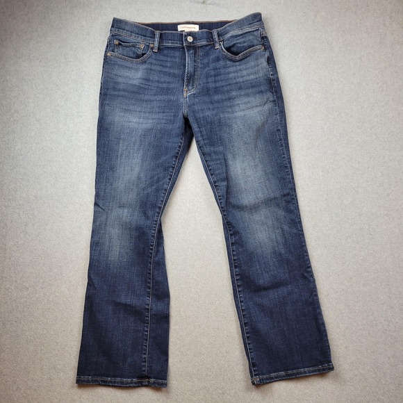 Lucky Brand Jeans Mens 33x30 Blue Easy Rider Boot Bootcut Stretch Denim Coolmax - Picture 1 of 15